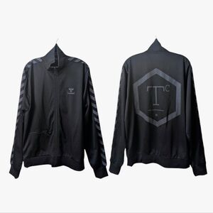 Hummel Classic Bee Zip Jacket Terrace Club Soccer Football Black Gray XL